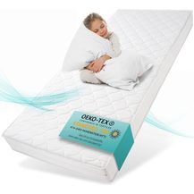 Bild für Sun Garden Kindermatratze 80x160 cm H3 I P1440 ComfortPur I Oeko Tex 100 Zertifiziert I Abnehmbarer Bezug mit Klimafaser I Bis zu 40 °C Grad waschbar I Formstabiler Komfortschaumkern