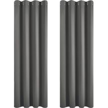 Bild für Deconovo Gardinen Blickdicht Vorhang Schlafzimmer Kälteschutz Vorhänge Blickdicht, 214x117 cm(HöhexBreite)