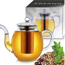 Bild für Creano Teekanne Creano Glas-Teekanne 1,5l, 3-teiliger Teebereiter mit integriertem, (1er-Set, 2-St)