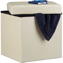 Bild für Faltbarer Sitzhocker Kunstleder