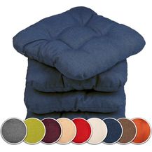 Bild für sunnypillow Stuhlkissen 4er Set Stuhlkissen 40x40 cm Bequeme 8cm