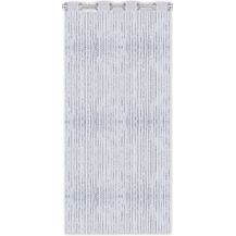 Bild für Fadenvorhang Lurex-Optik Fadengardine Türvorhang mit Ösen, trendige Dekoration in vielen verschiedenen Ausführungen erhältlich (140x250 cm / weiß