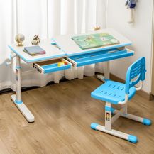 Bild für Kinderschreibtisch Sauda 120x60 cm Blau [en. casa]