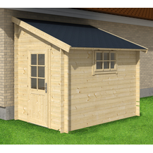 Bild für Lasita Maja Holz Gartenhaus Anlehnhaus Jura 