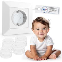 Bild für Sweet Safety® Baby Steckdosen Kindersicherung – Bombenfest – TÜV Schadstoff geprüft – Steckdosenschutz Steckdosensicherung für Baby und Kinder – 20 Stück