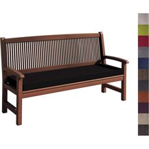 Bild für sunnypillow Bankauflage Stuhlkissen mit abnehmbarem Bezug Bankkissen Bankpolster Polsterauflage Auflage für Gartenbank viele Farben und Größen zur Auswahl (120 x 60 x 5 cm, Schwarz)