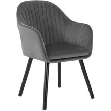 Bild für Esszimmerstuhl aus Samt & Holz