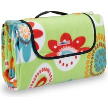 Bild für Picknickdecke Blumen grün 10025977