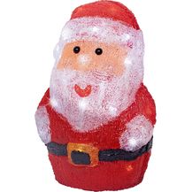 Bild für Dekofigur LED WEIHNACHTSMANN LBH 14.50x17x23.50 cm rot