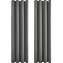 Bild für Deconovo Verdunkelungsvorhang Kälteschutz Gardinen Schlafzimmer Kälteschutzvorhang Blickdicht, 229x117 cm(HöhexBreite)