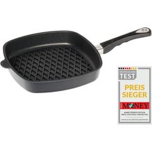 Bild für AMT I-E285BBQ Induktion Grillpfanne flach Aluminumguss 28 x 28 cm