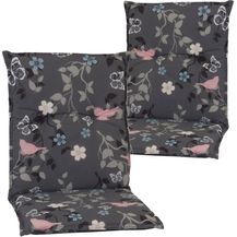 Bild für NYVI Sitzauflage Niedriglehner Auflagen 2er Set Barcelona Gartenstuhlauflagen 100x50cm, (2 St)