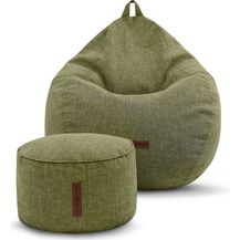 Bild für Green Bean® 2er Set Indoor Sitzsack + Hocker mit EPS-Perlen Füllung