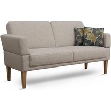 Bild für Cavadore 3-Sitzer Sofa Femarn mit Federkern / Küchensofa für Esszimmer oder Küche / 190 x 98 x 81 / Strukturstoff Natur (Beige/Weiß)