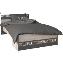 Bild für Funktionsbett Fabric 90×200 cm grau mit Bettschubkasten