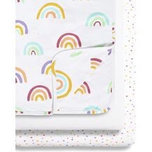Bild für Snüz 'Rainbow' 3-tlg. Babybettwäsche-Set