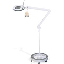 Bild für Lumeno Lupenlampe 721X LED Lupenleuchte CRI>90 mit Tischklemme und 127 mm Echtglaslinse