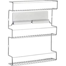 Bild für Gewürzregal Küchenregal 3 Ebenen Aufbewahrung mDesign selbstklebend Metall Regal