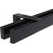 Bild für Deco-Raum® 2-lauf Gardinenschiene Innenlauf Loft 