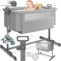 Bild für KESSER® Zustellbett Hubi 3in1 Baby Beistellbett Reisebett Babybett mit weich Matratze
