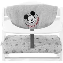 Bild für Hauck Sitzkissen Holzhochstühle Highchair Pad Deluxe,Kompatibel Alpha+,Beta+Bauähnlichen Modellen,Maschinenwaschbar,Einfache Befestigung Klettverschlüssen,Mickey Mouse Grey,66778,Mickey Mouse Grau
