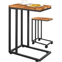 Bild für Casaria Beistelltisch mit Rollen