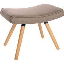 Bild für CLP Fußhocker Garding mit Stoff-Bezug,taupe