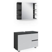 Bild für Badmöbel-Set J-Shape Anthrazit 2 Teile Vicco