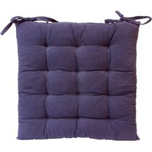 Bild für etérea Baumwoll Sitzkissen Stuhlkissen Ilka Marine Einzeln