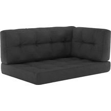 Bild für VICCO 3er Palettenkissen Set Sitzkissen Rückenkissen Palettenmöbel PU Schaum-Anthrazit