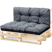 Bild für Amazinggirl Palettenkissen Palettenkissen 40x120 cm Hellgrau