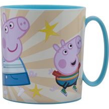 Bild für Peppa Pig Becher Mikrowellengeeigneter Kunststoffbecher 390 ml – Motivbecher für Kinder