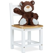 Bild für Relaxdays Kinderstuhl Rustico aus Bambus weiß/Natur