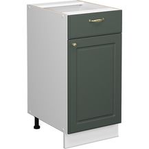 Bild für Küchenunterschrank Fame-Line Grün-Gold Landhaus 40 cm ohne Arbeitsplatte Vicco