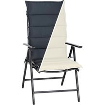 Bild für Detex Stuhlauflage Viskoeffekt 6 Stück Creme-Anthrazit