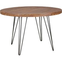 Bild für Wohnling Design Esszimmertisch BAGLI rund Ø 120x78 cm