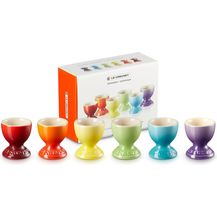 Bild für Eierbecher 6er Set Regenbogen Poterie Le Creuset Eierbecher