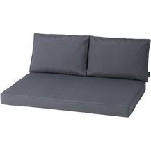 Bild für Rückenkissen "Havana" 60x43cm grau Auflage Gartenstuhl