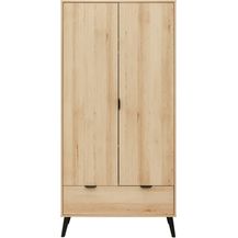 Bild für Bopita Fay 2-türiger Kleiderschrank – Natur/Mattsc