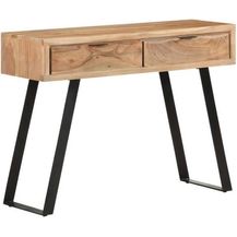 Bild für vidaXL Konsolentisch 100x35x76 cm Massivholz Akazie mit Naturkanten 323522