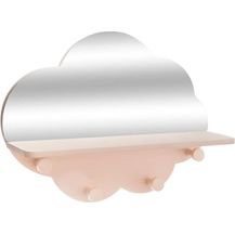 Bild für Dekorativer Spiegel für Kinder WOLKE + Regal und 4 Haken