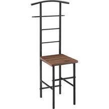 Bild für Herrendiener Stuhl Anaheim 107x45x45 cm Walnussoptik en. casa