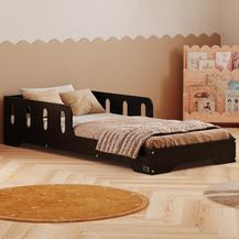 Bild für smartwood Kinderbett 80x160 cm in Schwarz