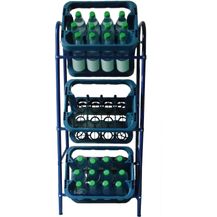 Bild für Flaschen Kastenständer Getränkekistenregal Kisterständer Kistenhalter Regal