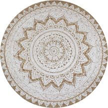 Bild für vidaXL Teppich Jute Geflochten Bedruckt 120 cm Rund 245340