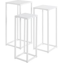 Bild für HAKU Blumentisch in weiß, Metall