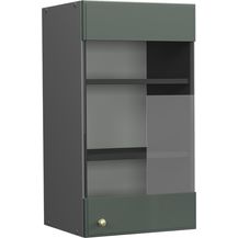 Bild für Küchenglasschrank Fame-Line Grün-Gold Landhaus 40 cm Vicco