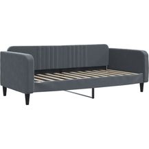 Bild für vidaXL Tagesbett Dunkelgrau 90x200 cm Samt 354087