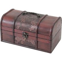 Bild für HMF Schatzkiste Handgefertigte Schatztruhe aus Holz (1 St)