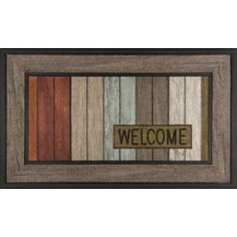 Bild für Lako Fußmatte Holz-Optik bunt